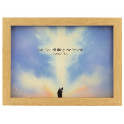 Bible Verse Picture Lamp