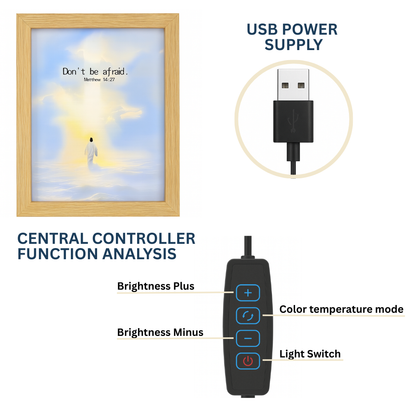 Bible Verse Picture Lamp