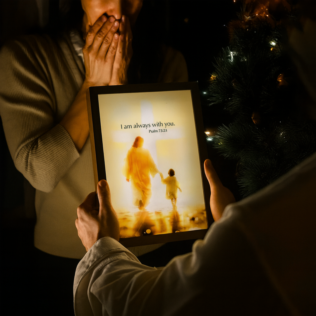 Bible Verse Picture Lamp